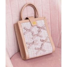 2wayツイードリボンバッグ