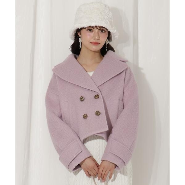 Wボタンシャギーショートコート | ウィルセレクション(WILLSELLECTION