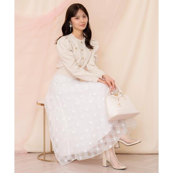 willselection ウィルセレクション フロッキードット スカート WILLSELECTION（ウィルセレクション）の「ドットフロッキー