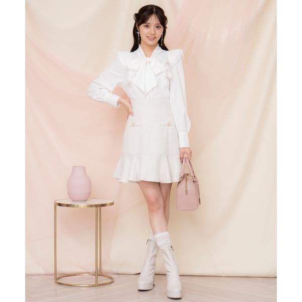 willselection ウィルセレクション フロッキードット スカート WILLSELECTION（ウィルセレクション）の「ドットフロッキー