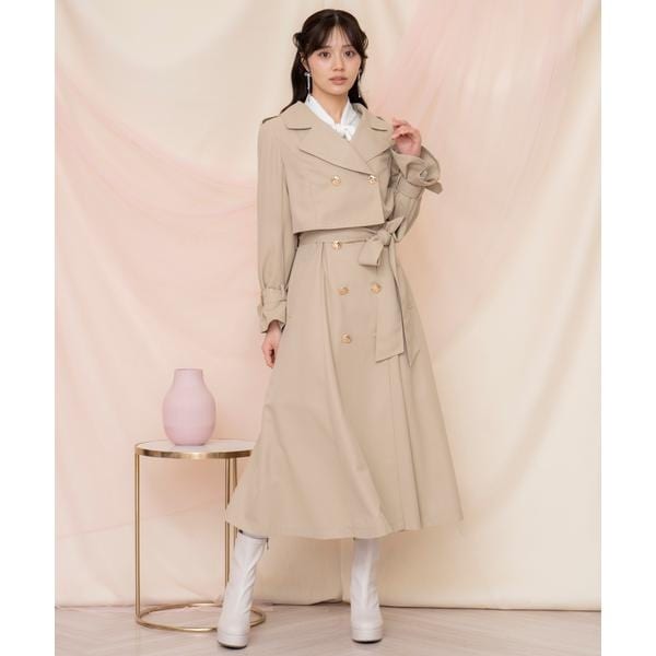 ショート丈トレンチコート | リリーブラウン(LILY BROWN) | マルイ