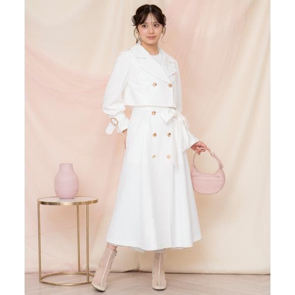 裏地花柄トレンチコート | ウィルセレクション(WILLSELLECTION