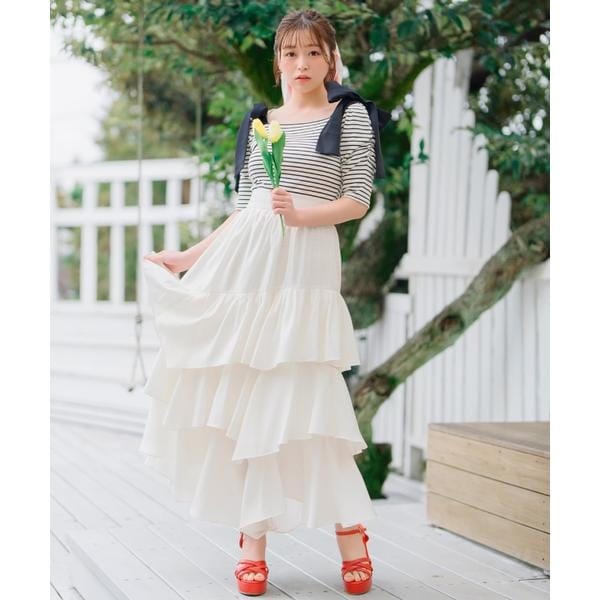 シアーチェックスカート | ウィルセレクション(WILLSELLECTION シアーチェックスカート | ウィルセレクション(WILLSELLECTION