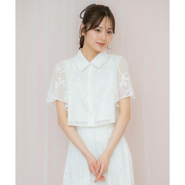 リボンレースブラウス リボンレースブラウス | ウィルセレクション(WILLSELLECTION) | マルイ