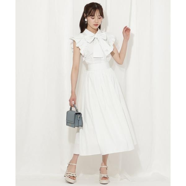 WILLSELECTION エンボスジャガードフレアスカート WILLSELECTION（ウィルセレクション）の「エンボスジャガード
