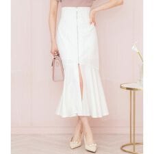 ZIPデザインスリットマーメイドスカート