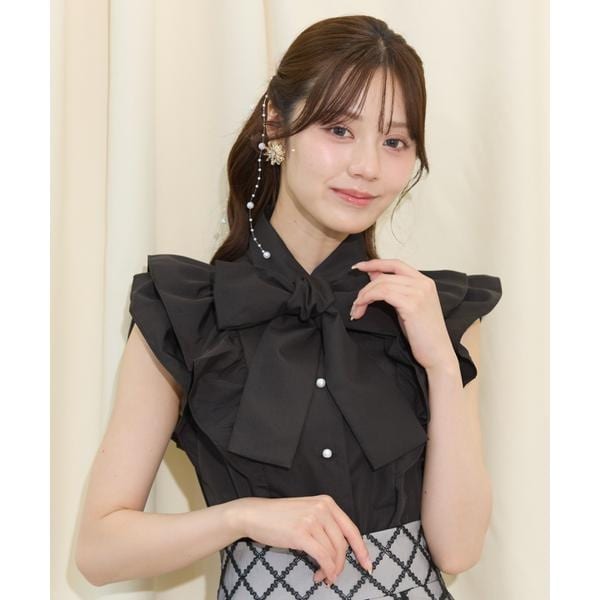ボリュームフリルボウタイブラウス | ウィルセレクション