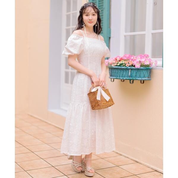 2WAYスリーブコットンティアードワンピース | ウィルセレクション