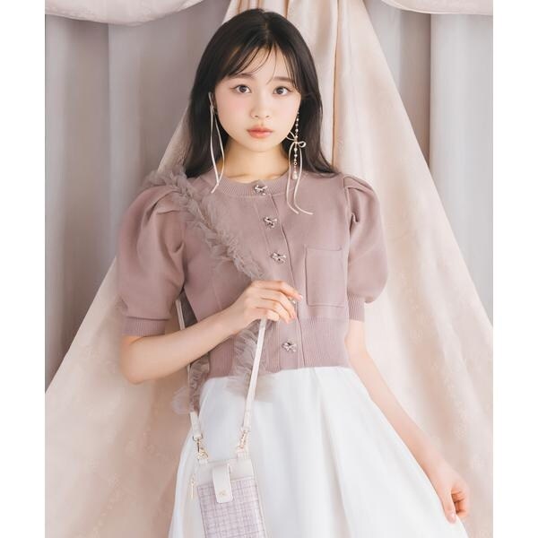 ポケットデザインパフカーディガン | ウィルセレクション