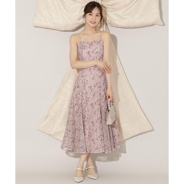 スパンコールレース刺繍ワンピース | ウィルセレクション