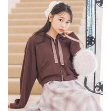 ロゴテープパーカー