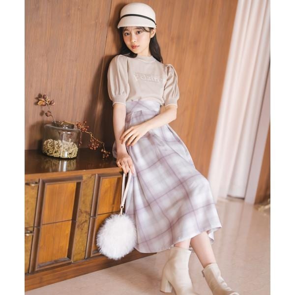 willselection ウィルセレクション フロッキードット スカート WILLSELECTION（ウィルセレクション）の「ドットフロッキー