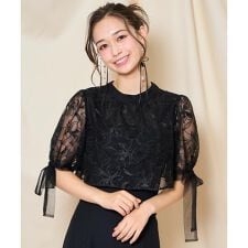 リボンタイラグランパフブラウス | ウィルセレクション(WILLSELLECTION 