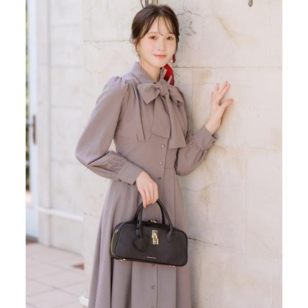 WILLSELECTION クロスネックラッフルフリルワンピース WILLSELECTION｜クロスネックラッフルフリルワンピース