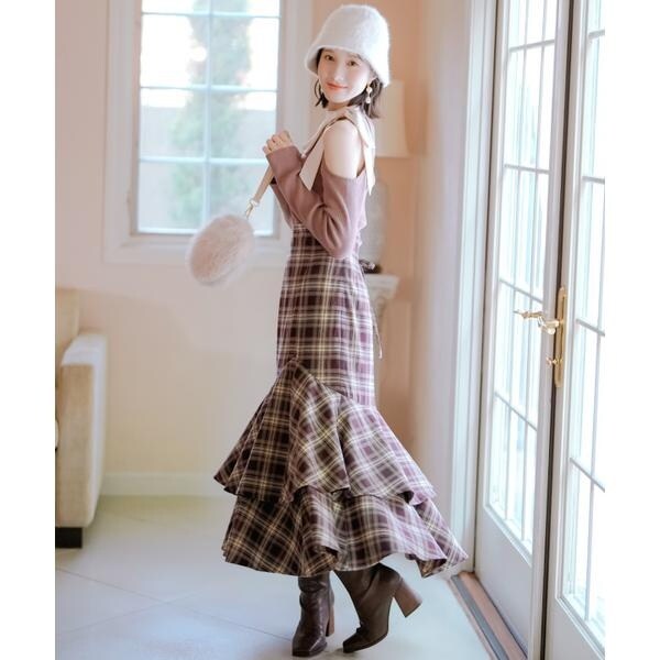 ドットフロッキースカート | ウィルセレクション(WILLSELLECTION