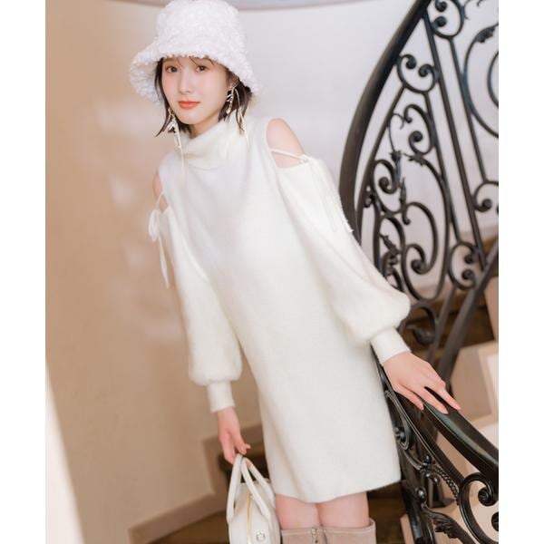 スパンコールレース刺繍ワンピース | ウィルセレクション