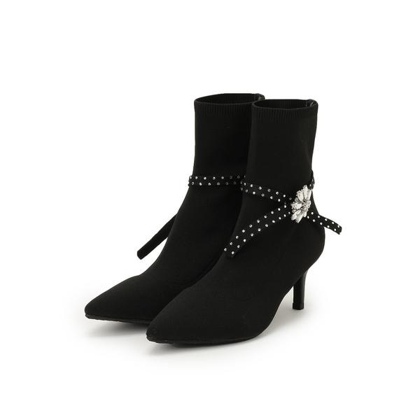 ViVi掲載】STRETCH BLOCK HEEL ブーツ | マウジー(MOUSSY) | マルイ