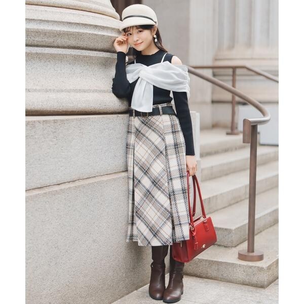 ドットフロッキースカート | ウィルセレクション(WILLSELLECTION