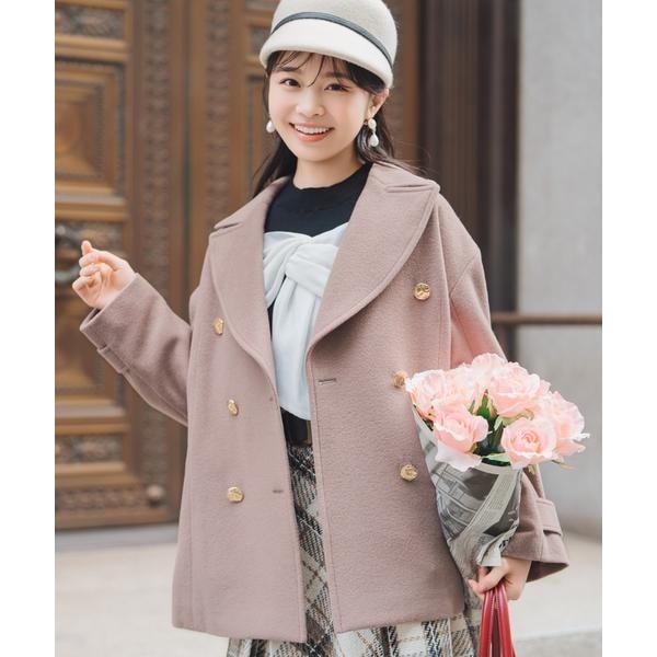 Wボタンシャギーショートコート | ウィルセレクション(WILLSELLECTION