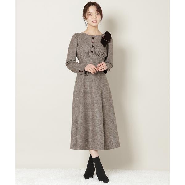 スパンコールレース刺繍ワンピース | ウィルセレクション