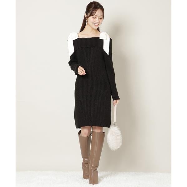 【新品】WILLSELECTION オフショルワンピース 2WAYオフショルワンピース