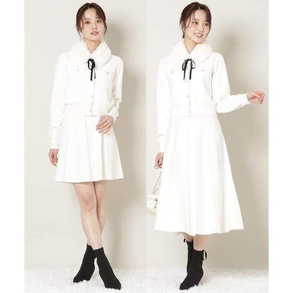 ウィルセレクション　スパンコールレース刺繍ワンピース スパンコールレース刺繍ワンピース | ウィルセレクション