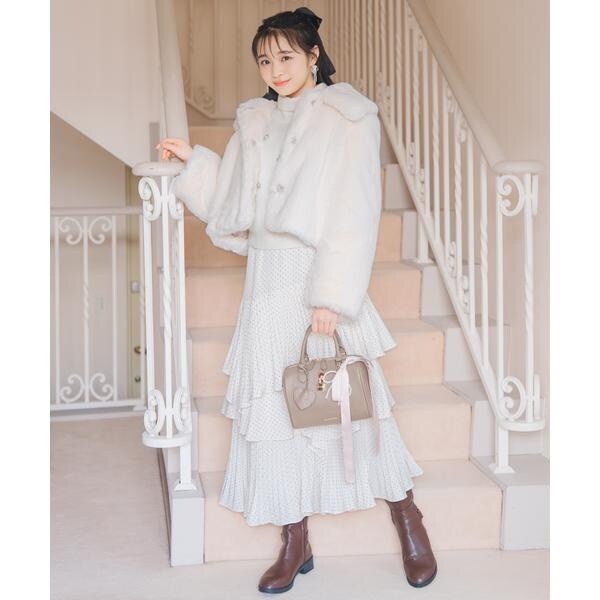 ドットフロッキースカート | ウィルセレクション(WILLSELLECTION