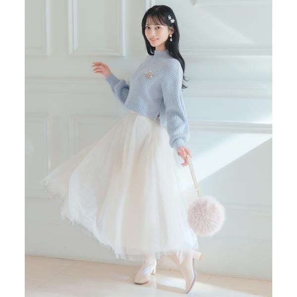 ドットフロッキースカート | ウィルセレクション(WILLSELLECTION