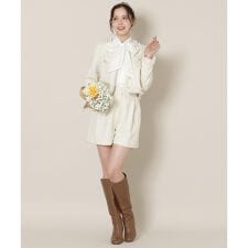 ツイードタックショートパンツ