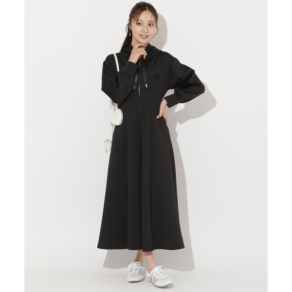ハイウエスト切替パーカーワンピース | ウィルセレクション