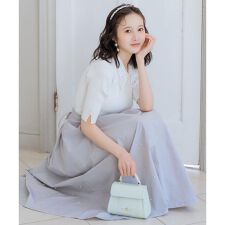 パールタックギャザースカート