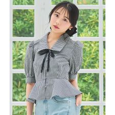 リボンタイラグランパフブラウス | ウィルセレクション(WILLSELLECTION 