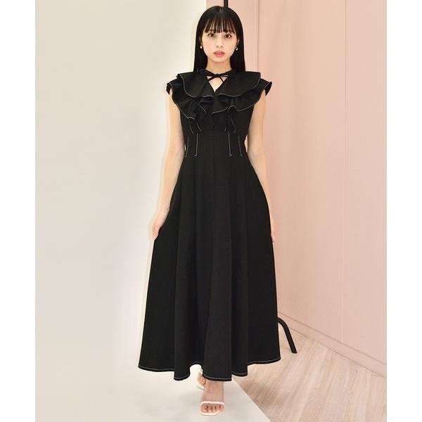 ナローリボンラッフルフリルワンピース | ウィルセレクション