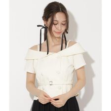 ベルト付きオフショルブラウス | ウィルセレクション(WILLSELLECTION 