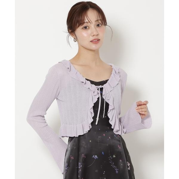 フリルニットカーディガン | ウィルセレクション(WILLSELLECTION