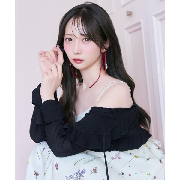フリルニットカーディガン | ウィルセレクション(WILLSELLECTION