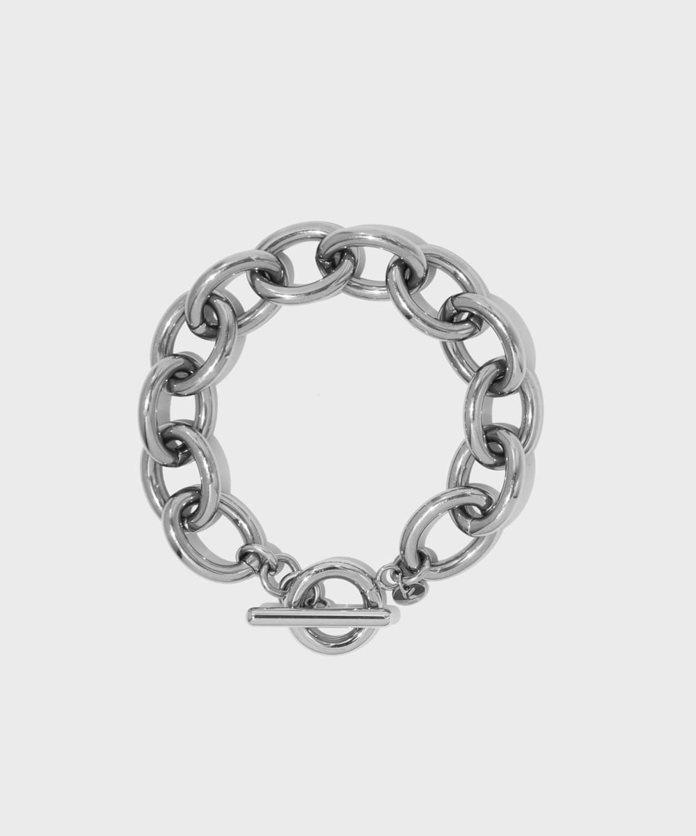 LHME ダブルチェーンブレスレット WEB限定】“Moment”ボリュームハーフダブルチェーンブレスレット