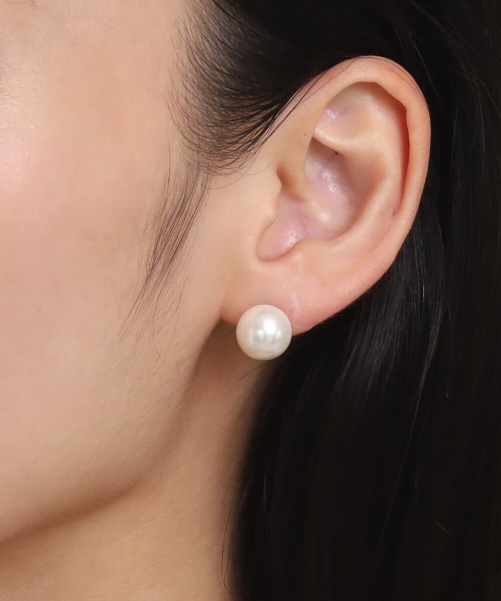 LHME 1粒パールピアス/10mm/ゴールド/サージカルステンレス 金属