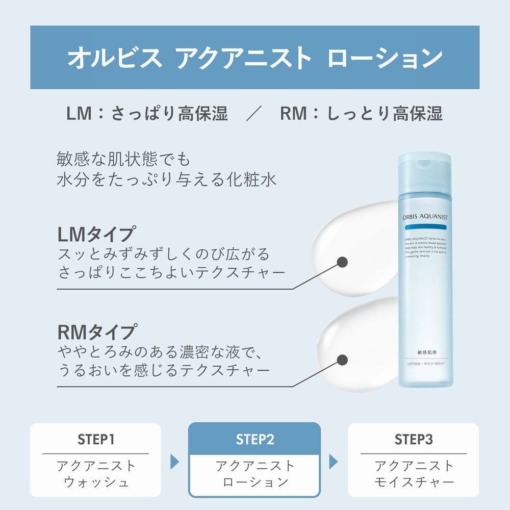 オルビス アクアニスト トライアルセット LM（さっぱり高保湿タイプ 