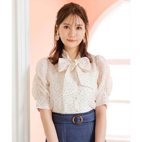 2WAYシアードットボウタイブラウス | スウィングル(SWINGLE) | マルイ  