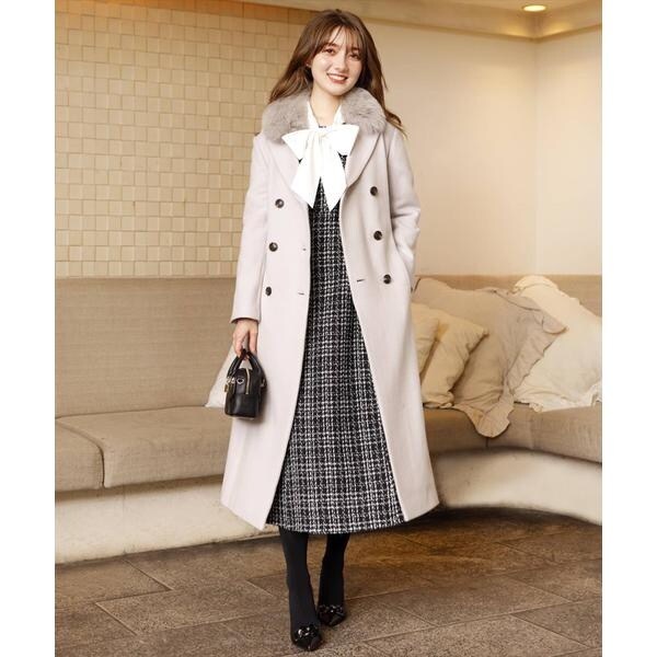 スウィングル 2WAYボウタイツイードドレスワンピース 2WAYボウタイツイードドレスワンピース | スウィングル(SWINGLE