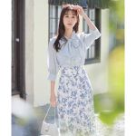 シアーボウタイビッグフリルブラウス | スウィングル(SWINGLE 