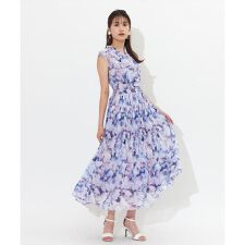 オリジナルぼかし柄ボウタイプリーツワンピース | スウィングル 