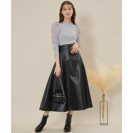 エコレザーフレアスカート | スウィングル(SWINGLE) | マルイウェブ  