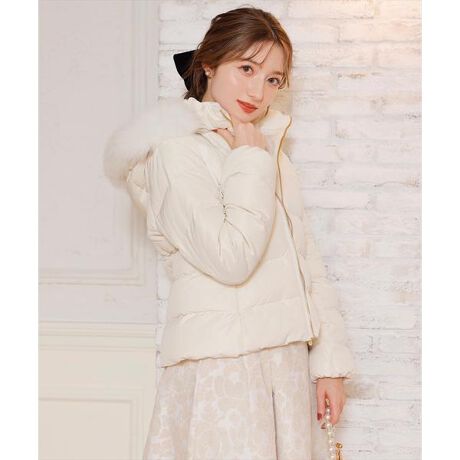 ダウンジャケット swingle ジャケット SWINGLE FOXファー付ドレスダウンコート Rakuten Fashion 楽天ファッション 旧楽天ブランドアベニュー NC9627