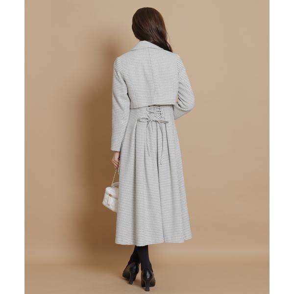 Swingle スウィングル ジャケット ワンピース セットアップ 千鳥柄 M SWINGLE（スウィングル）の「千鳥ショートジャケット×ワンピース