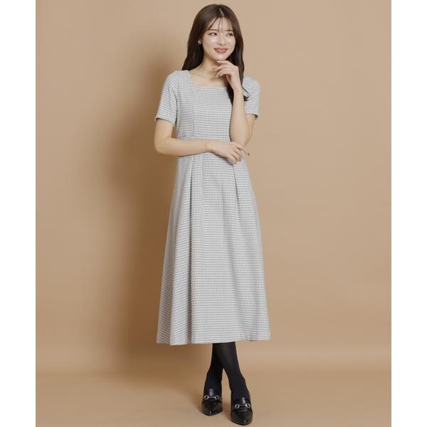 Swingle スウィングル ジャケット ワンピース セットアップ 千鳥柄 M SWINGLE（スウィングル）の「千鳥ショートジャケット×ワンピース