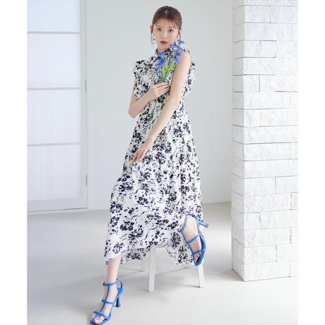 Link Original リッチパターンレディワンピース 執念深く