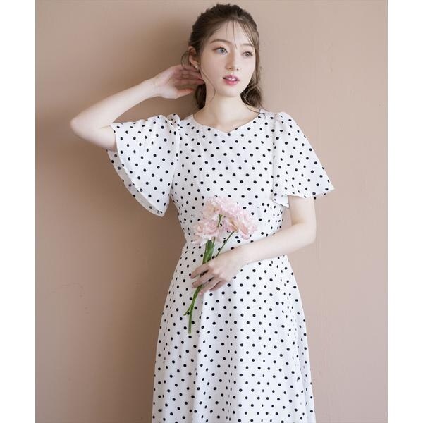 新品❤️Swingle ウッドバックルワンピース　スウィングル バックルベルト付きバイカラーシャツワンピース | スウィングル
