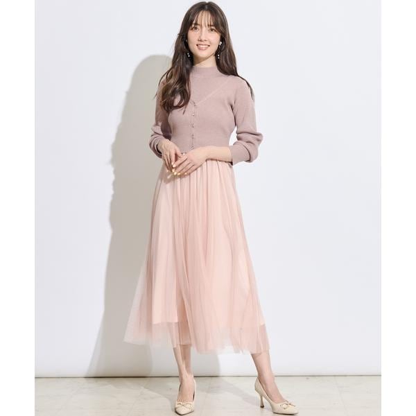 千鳥ショートジャケット×ワンピースセットアップ | スウィングル